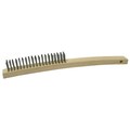 Weiler Vortec Pro Wire Scratch Brush, .012 Carbon Steel Fill, 3 x 19 Rows 25150